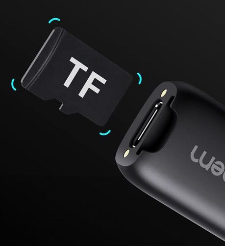 Mikrofon bezprzewodowy Hohem Lavalier Mic-01 (1 TX + 1 RX) Czarny, USB-C na Arena.pl