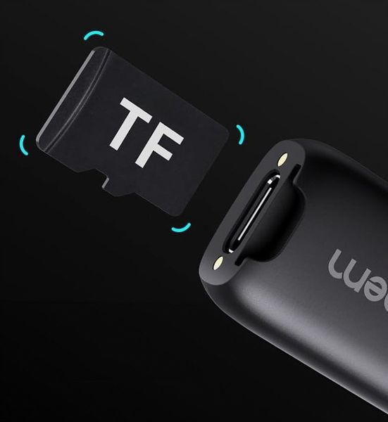 Mikrofon bezprzewodowy Hohem Lavalier Mic-01 (1 TX + 1 RX) Czarny, USB-C zdjęcie 15