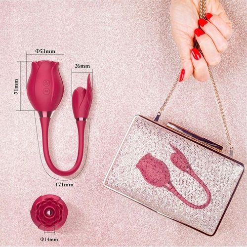 Powietrzny Wibrator Damski Stymulator Ssący Róża na Arena.pl