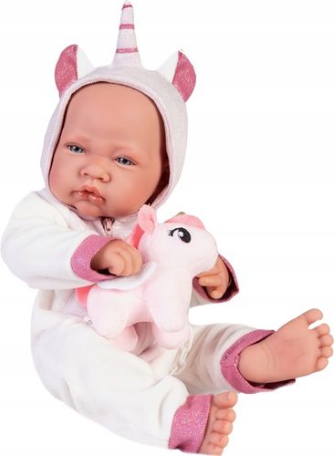 LALKA HISZPAŃSKA JEDNOROŻEC BOBAS JAK ŻYWY RECIEN NACIDA UNICORNIO AJ 50268 na Arena.pl