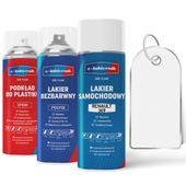 lakier samochodowy w sprayu zestaw do zderzaków renault dv369 blanc glacier