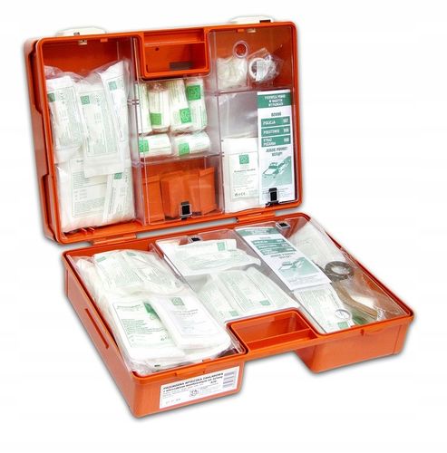 Apteczka K15 przemysłowa z wieszakiem + ustnik na Arena.pl