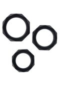 Komplet Trzech Ringów Erekcyjnych - Power Halo C-Ring Set