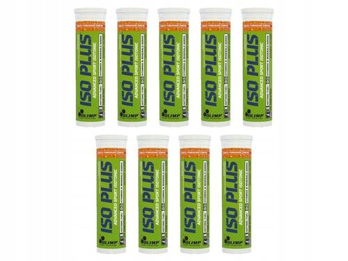 Izotonik OLIMP Iso Plus Pomarańczowy (9 x 10 tabletek) na Arena.pl