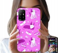 ETUI DO OPPO RENO 5Z / A94 5G - LOVE CAT, WZORY Z KOTAMI KOTY, POKROWIEC