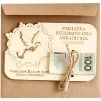 Kartka na Bierzmowanie Prezent dla Chłopca dla Dziewczynki