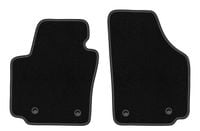 Dywaniki przednie welurowe czarne do: Seat Altea 2004-08.2008 minivan