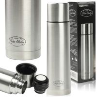 TERMOS SREBRNY TERMICZNY 750ML STAL NIERDZEWNA BIDON NA GORĄCE NAPOJE