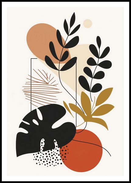 Plakat 68x98cm Zawisły Liść zdjęcie 3