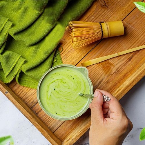 ZESTAW PREZENTOWY DO HERBATY MATCHA ZESTAW DO PARZENIA MATCHY 5 SZT. na Arena.pl