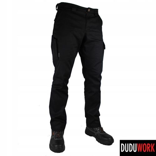 SPODNIE ROBOCZE BHP DuduWork Czarne Elastyczne 60 na Arena.pl