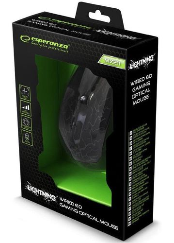 Mysz ESPERANZA MX211 Lightining Czerwona EGM211R na Arena.pl