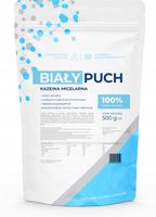 Biały Puch Kazeina Micelarna Białko na noc Odżywka Białkowa Masa 500g