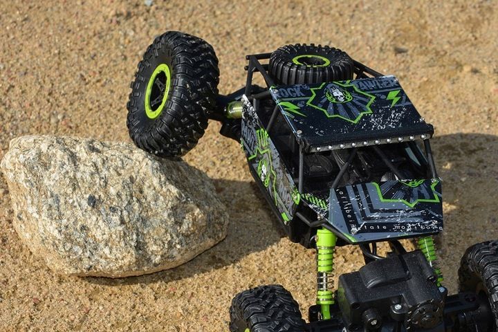 SAMOCHÓD RC ROCK CRAWLER 4x4 DWA SILNIKI AUTO TERENOWY zdjęcie 15