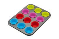 forma do muffinek z wkładami silikonowymi kinghoff kh-4188