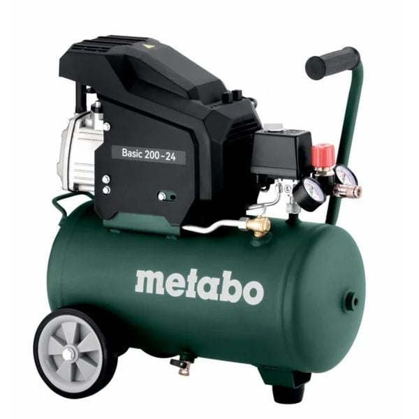 kompresor olejowy 24l basic 250-24 - me 601522000 zdjęcie 1