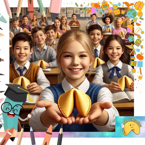 Ciasteczka z wróżbą szkolne dla uczniów dzieci pozytywny komplement 50 na Arena.pl