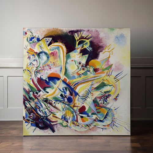 Obraz na płótnie Kandinsky reprodukcje 80x80 cm na Arena.pl