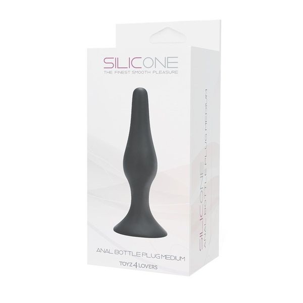 Korek Analny Średni Silicone Anal Bottle Plug Medium zdjęcie 1