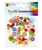 guziki kreatywne dekoracyjne 40g shan