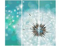 90CM 80 OBRAZ 3 ELEM PUSZYSTY DMUCHAWIEC ŚCIENNY