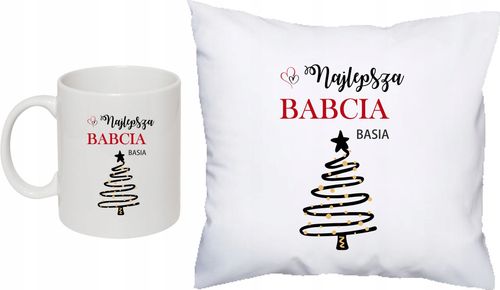 PODUSZKA+KUBEK zestaw prezent Święta Mikołajki na Arena.pl