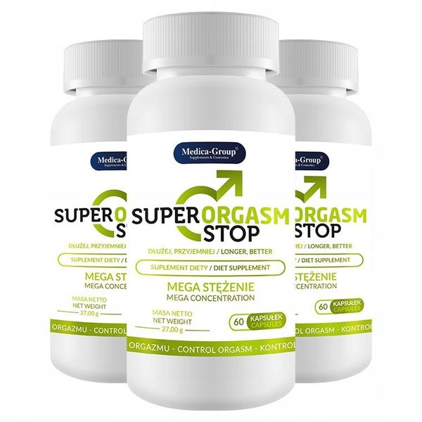 Super Orgasm Stop - 60 kaps SHS zdjęcie 1