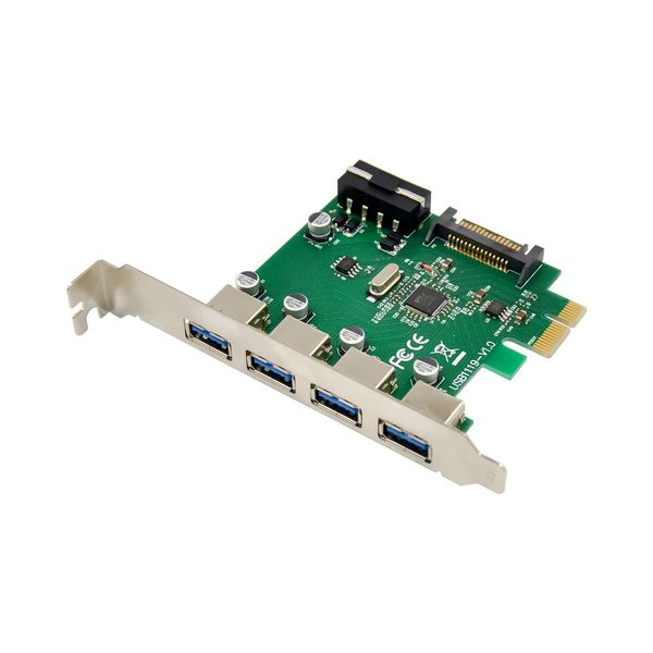 MicroConnect 4 port USB 3.0 PCIe card zdjęcie 1