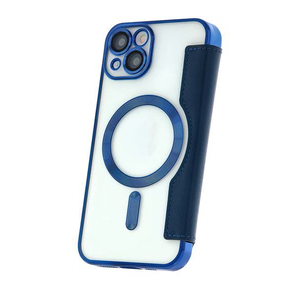 Etui Smart Chrome Mag do iPhone 11 Pro Max granatowy zdjęcie 1