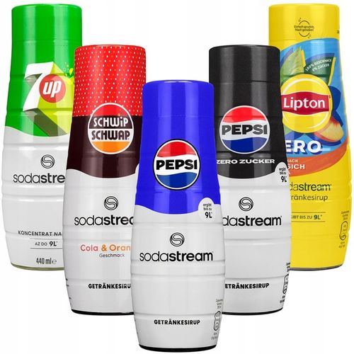 5x SYROP 7UP PEPSI SCHWIP SCHWAP LIPTON KONCENTRAT SODASTREAM DO 45L NAPOJU na Arena.pl
