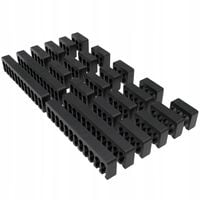 Czarne grzebienie combs do uporządkowania przewodów AsiaHorse