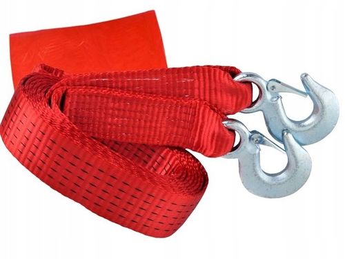 GRATISY# Pas Taśma Linka holownicza 5.5T 4m Heavy Duty na Arena.pl