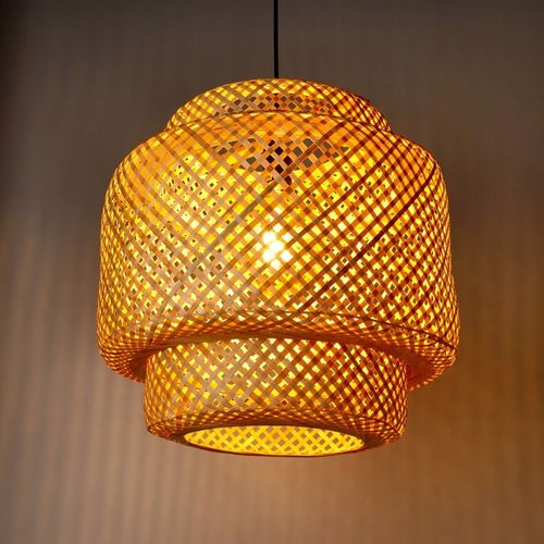 Lampa bambusowa BONN boho wisząca na Arena.pl