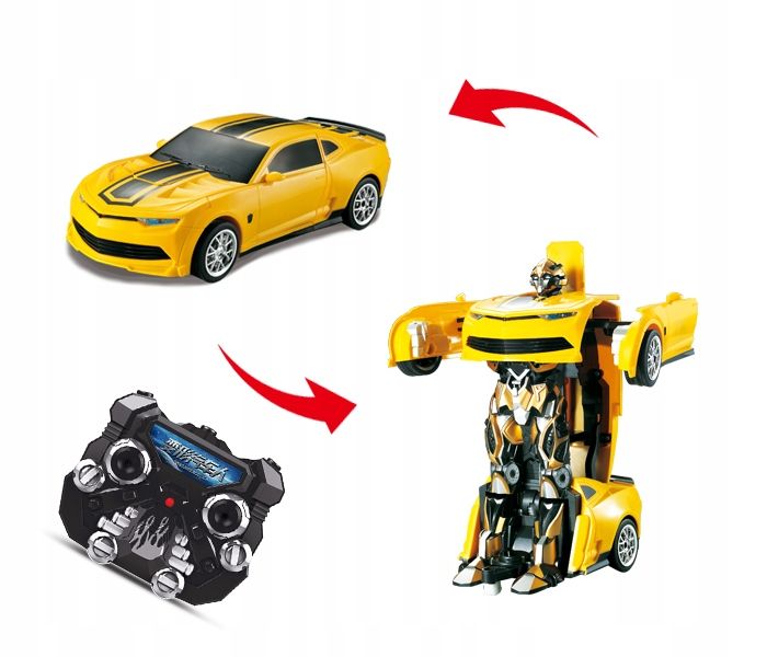 STEROWANY ROBOT SAMOCHÓD AUTOBOT 2w1 AUTO z transformacją USB Akumulator zdjęcie 9