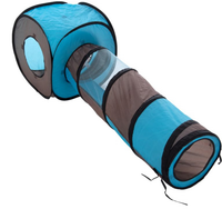 Connect 2w1 Tunel Budka plac zabaw zabawka kota królika składany 140 cm