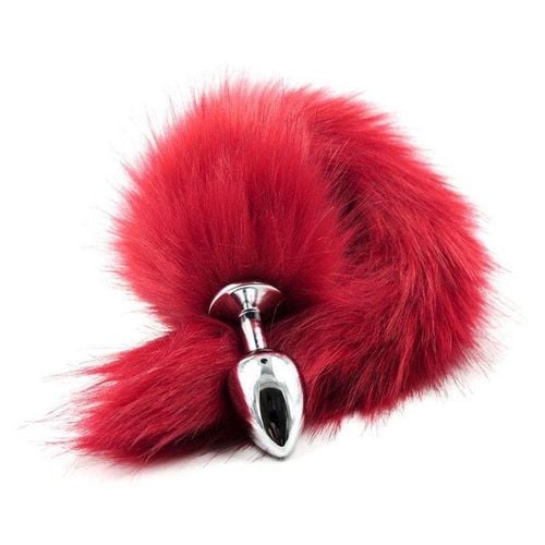 Plug anale con coda Long Fox Tail rossa na Arena.pl
