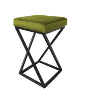 Hoker krzesło barowe ZOA LOFT podstawa czarna BL75