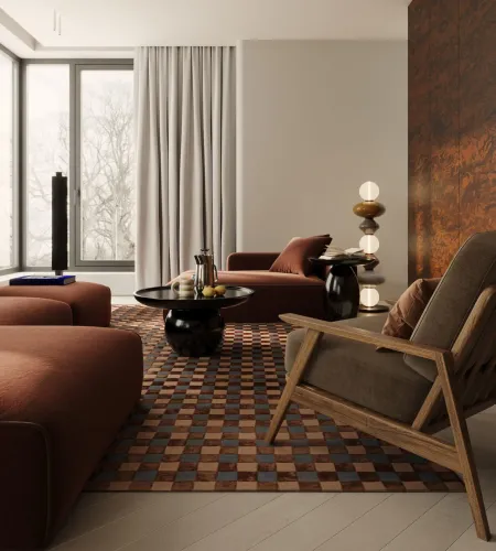 FLICKER BLUE BEIGE BROWN 5016 na Arena.pl