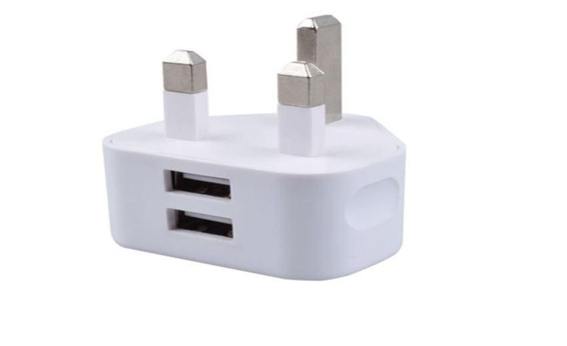 MicroConnect Dual USB charger 2.1 A UK zdjęcie 1