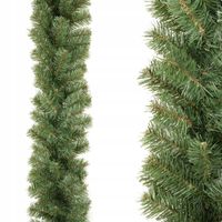 GIRLANDA ŚWIĄTECZNA sztuczna choinkowa gęsta JEDNOCZĘŚCIOWA zielona 260cm