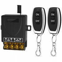 Zdalne sterowanie przekaźnik z pilotem w obudowie 433 Mhz 12/24/36/72 V 30A