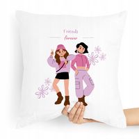 Poduszka Dla Przyjaciela Friends Forever Prezent Z Nadrukiem Ze Zdjęciem