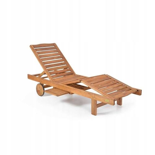 Leżak Leżanka Ogrodowy Drewniany HECHT Resort A Tropikalne Drewno Akacjowe na Arena.pl