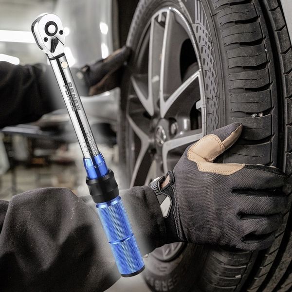 MOCNY Klucz Dynamometryczny z Blokadą Skala 1-2" 10-60nm Etui WYSOKA JAKOŚĆ zdjęcie 7