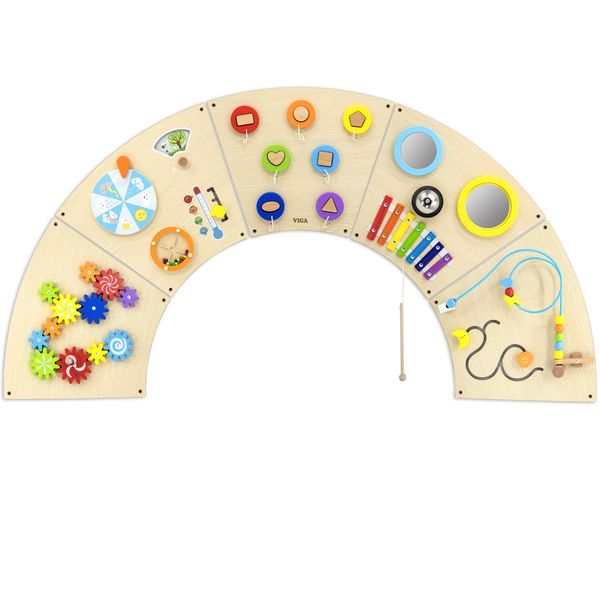 VIGA Tablica Manipulacyjna Ścienna Łuk Montessori zdjęcie 9