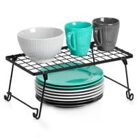 Półka Kuchenna Metalowa Pomocnicza na Blat Regał do Szafki Stojak Organizer