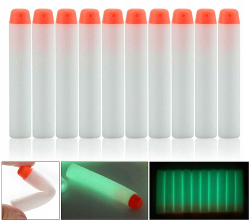 STRZAŁKI NERF N-STRIKE FLUORESCENCYJNE PRO 50 SZT na Arena.pl