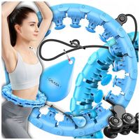 HULA HOP z Obciążeniem Odchudzające Obciążnikiem z Wypustkami SMART