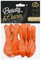 balony beauty&charm pastelowe pomarańczowe 10szt