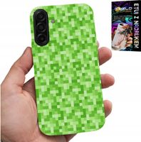 ETUI DO SAMSUNG GALAXY A17 5G - WZORY Z GIER Z GRY PIKSEL PIKSELE PLECKI